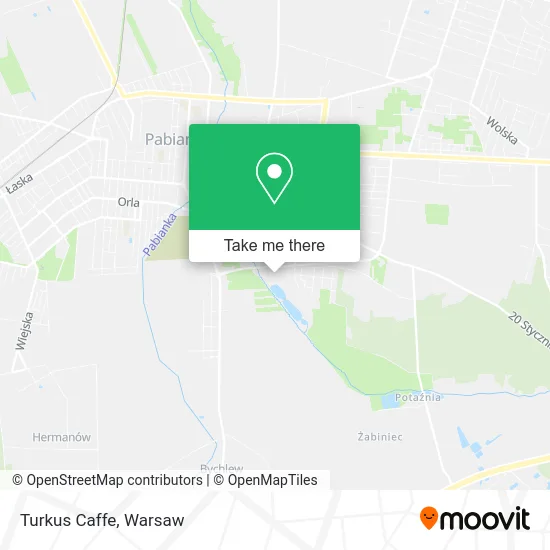 Карта Turkus Caffe