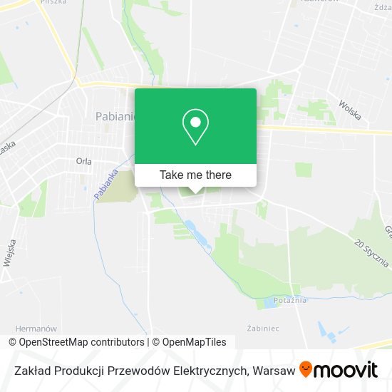 Zakład Produkcji Przewodów Elektrycznych map