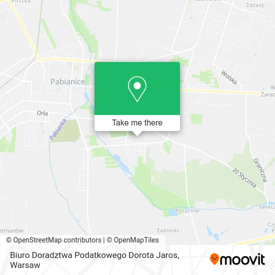 Карта Biuro Doradztwa Podatkowego Dorota Jaros