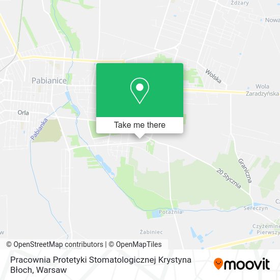 Pracownia Protetyki Stomatologicznej Krystyna Błoch map