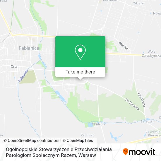 Ogólnopolskie Stowarzyszenie Przeciwdziałania Patologiom Społecznym Razem map