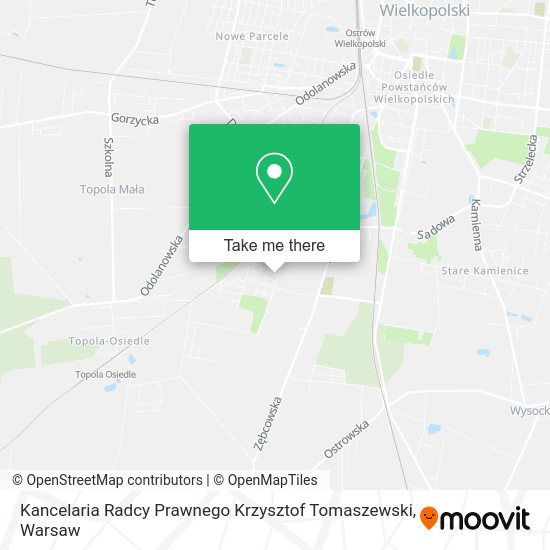 Kancelaria Radcy Prawnego Krzysztof Tomaszewski map