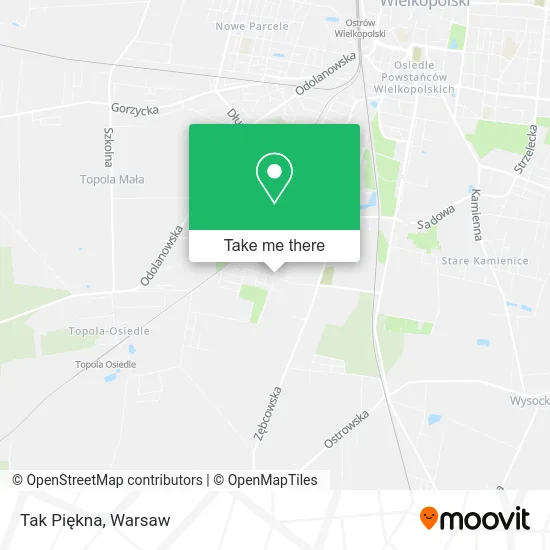 Карта Tak Piękna