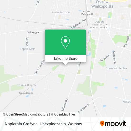 Napierała Grażyna. Ubezpieczenia map