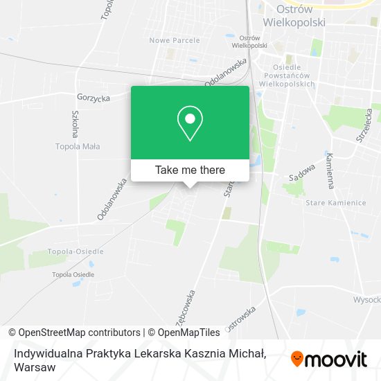 Indywidualna Praktyka Lekarska Kasznia Michał map