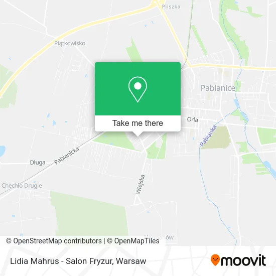 Карта Lidia Mahrus - Salon Fryzur