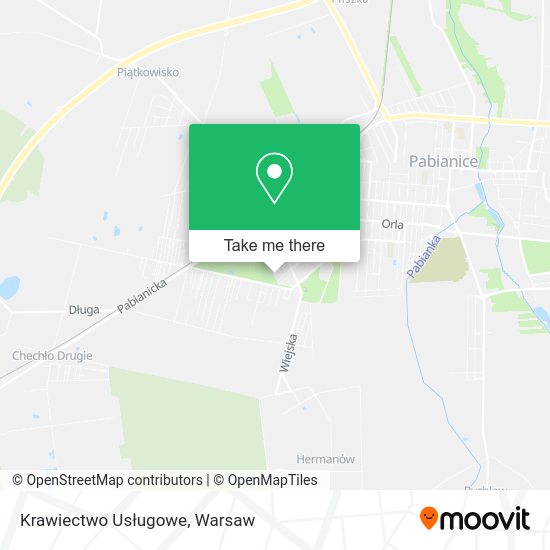 Krawiectwo Usługowe map