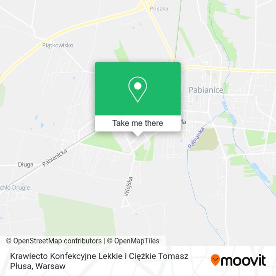 Krawiecto Konfekcyjne Lekkie i Ciężkie Tomasz Płusa map