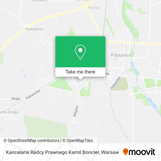 Kancelaria Radcy Prawnego Kamil Boncler map