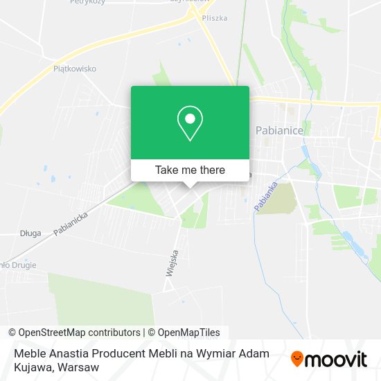 Meble Anastia Producent Mebli na Wymiar Adam Kujawa map