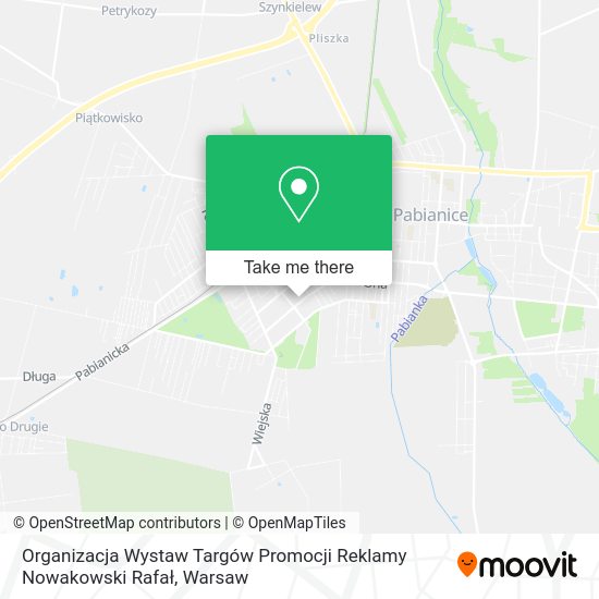 Organizacja Wystaw Targów Promocji Reklamy Nowakowski Rafał map