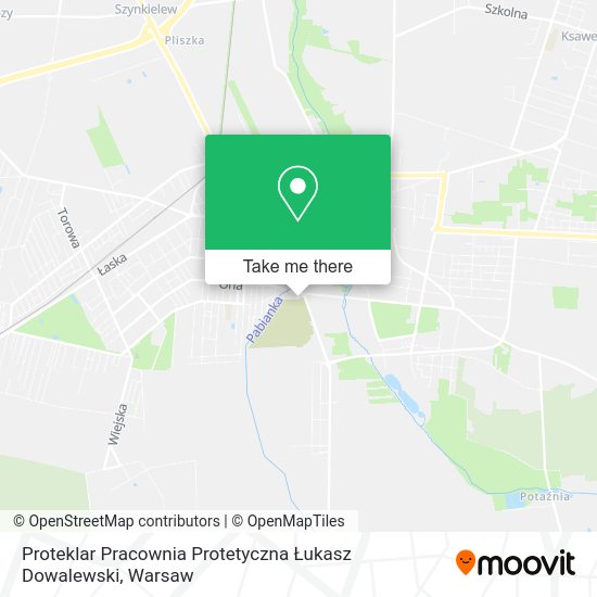 Proteklar Pracownia Protetyczna Łukasz Dowalewski map