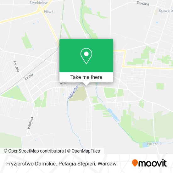 Fryzjerstwo Damskie. Pelagia Stępień map