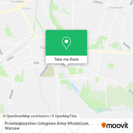 Przedsiębiorstwo Usługowe Anna Włodarczyk map