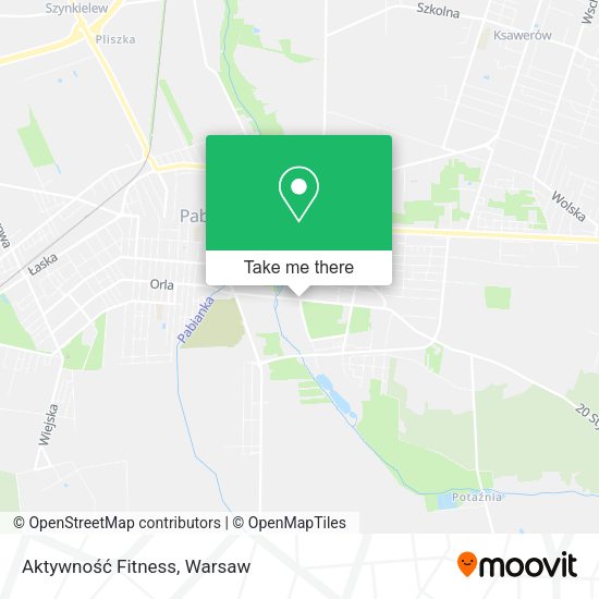 Aktywność Fitness map