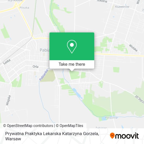 Prywatna Praktyka Lekarska Katarzyna Gorzela map