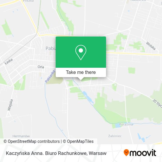 Kaczyńska Anna. Biuro Rachunkowe map