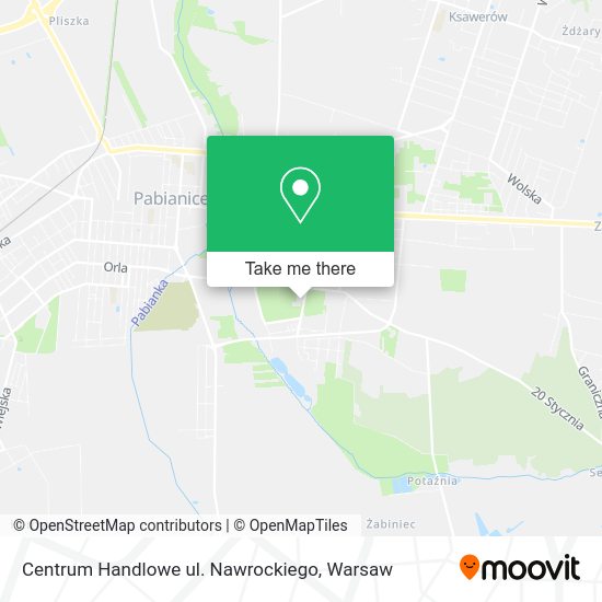 Centrum Handlowe ul. Nawrockiego map