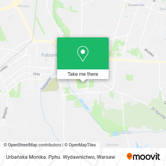 Urbańska Monika. Pphu. Wydawnictwo map