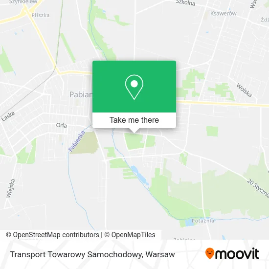 Карта Transport Towarowy Samochodowy