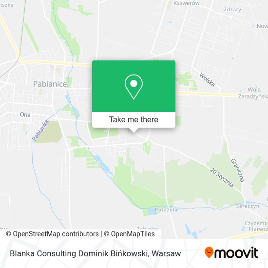 Blanka Consulting Dominik Bińkowski map