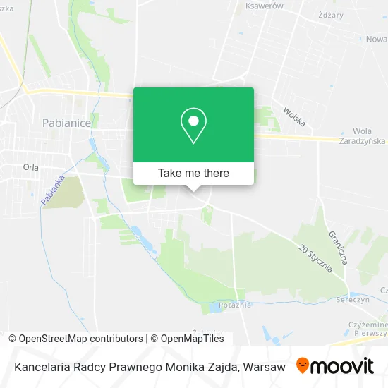 Карта Kancelaria Radcy Prawnego Monika Zajda