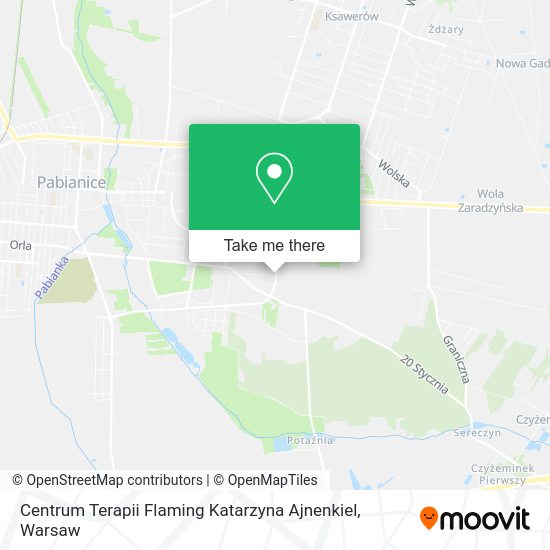 Centrum Terapii Flaming Katarzyna Ajnenkiel map