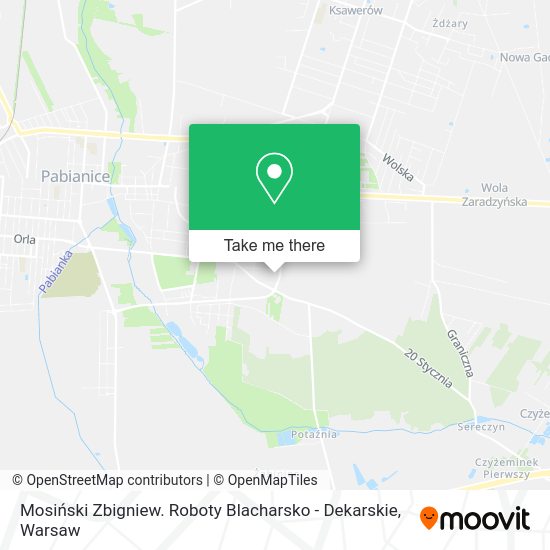 Mosiński Zbigniew. Roboty Blacharsko - Dekarskie map