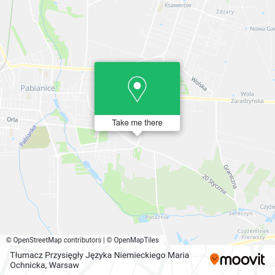 Tłumacz Przysięgły Języka Niemieckiego Maria Ochnicka map