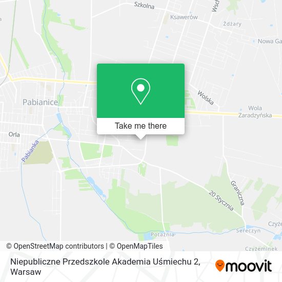 Niepubliczne Przedszkole Akademia Uśmiechu 2 map