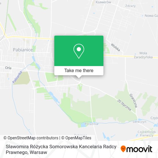 Sławomira Różycka Somorowska Kancelaria Radcy Prawnego map