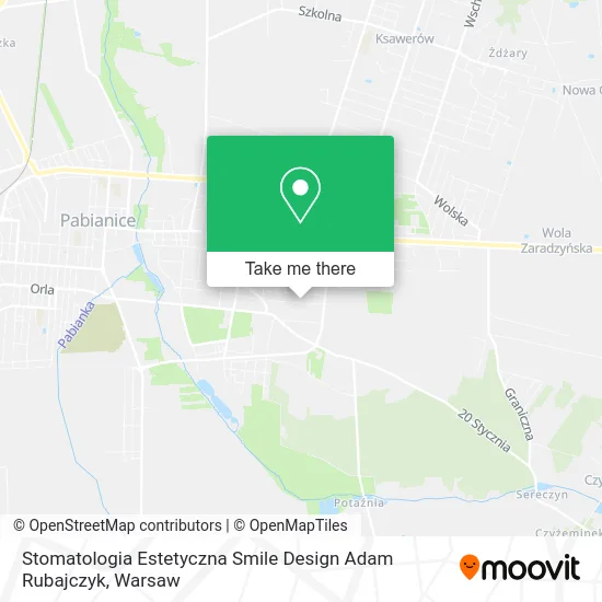 Карта Stomatologia Estetyczna Smile Design Adam Rubajczyk