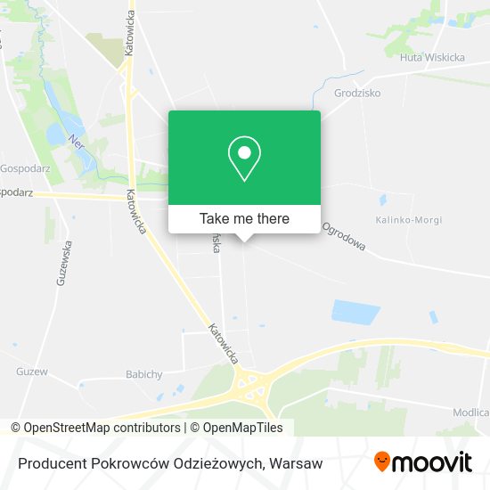 Карта Producent Pokrowców Odzieżowych