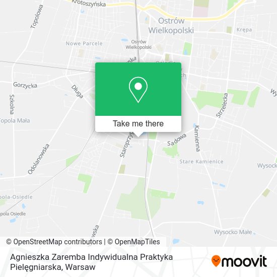 Agnieszka Zaremba Indywidualna Praktyka Pielęgniarska map