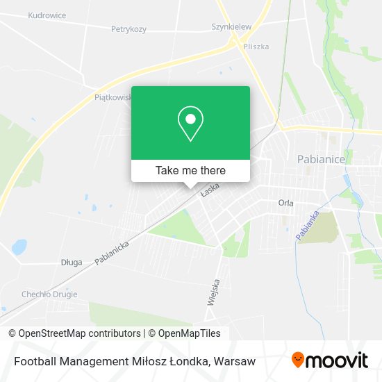 Football Management Miłosz Łondka map