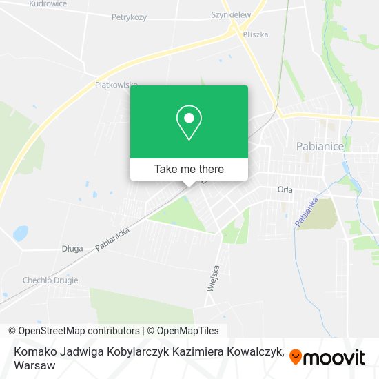 Komako Jadwiga Kobylarczyk Kazimiera Kowalczyk map