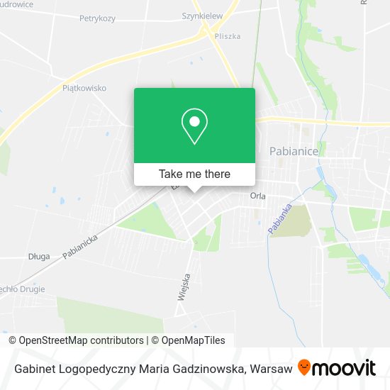 Gabinet Logopedyczny Maria Gadzinowska map