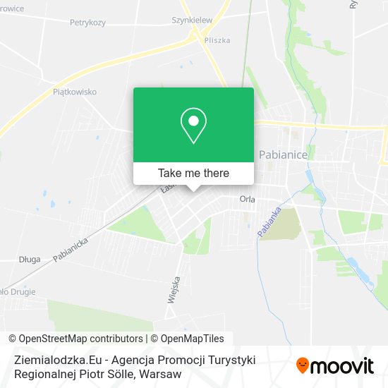 Ziemialodzka.Eu - Agencja Promocji Turystyki Regionalnej Piotr Sölle map