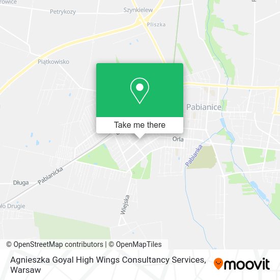 Карта Agnieszka Goyal High Wings Consultancy Services