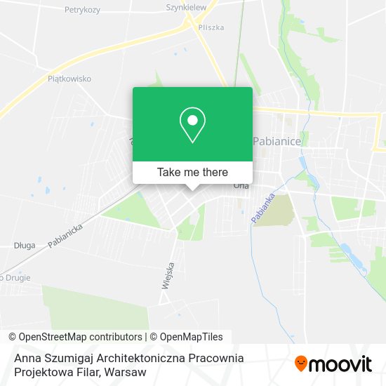 Anna Szumigaj Architektoniczna Pracownia Projektowa Filar map