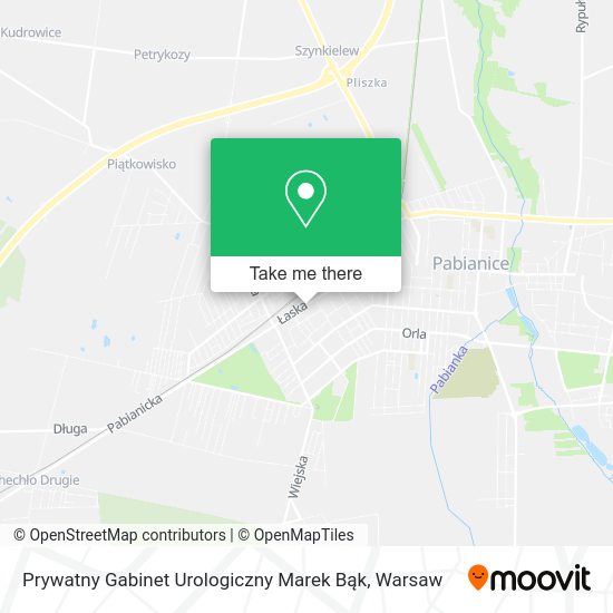 Prywatny Gabinet Urologiczny Marek Bąk map