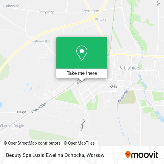 Beauty Spa Lusia Ewelina Ochocka map