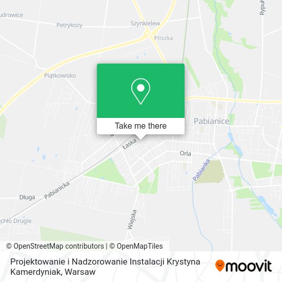 Карта Projektowanie i Nadzorowanie Instalacji Krystyna Kamerdyniak