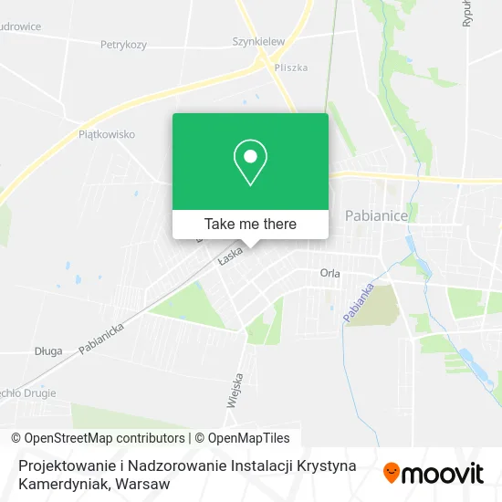 Карта Projektowanie i Nadzorowanie Instalacji Krystyna Kamerdyniak