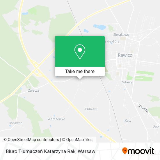 Biuro Tłumaczeń Katarzyna Rak map