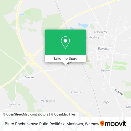 Biuro Rachunkowe Rufin Reśliński Masłowo map