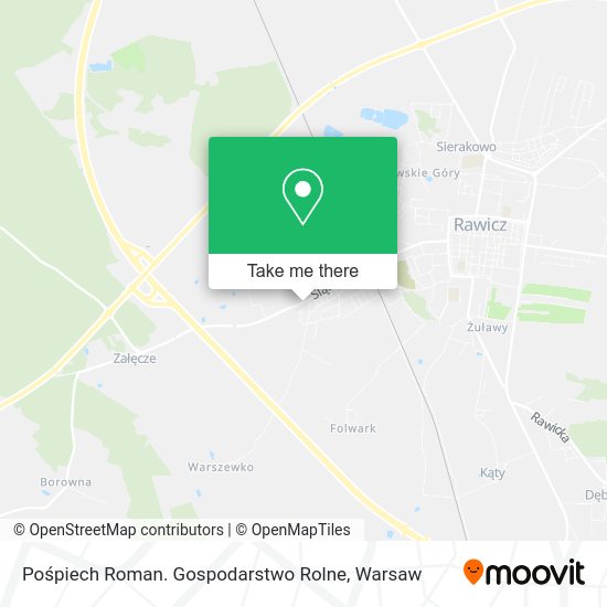 Pośpiech Roman. Gospodarstwo Rolne map