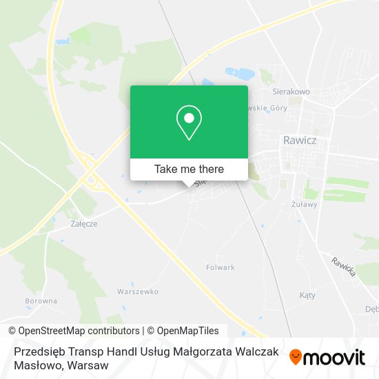 Przedsięb Transp Handl Usług Małgorzata Walczak Masłowo map