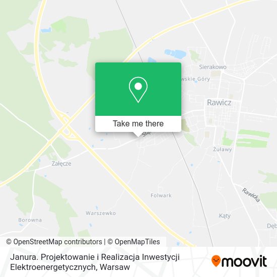 Janura. Projektowanie i Realizacja Inwestycji Elektroenergetycznych map