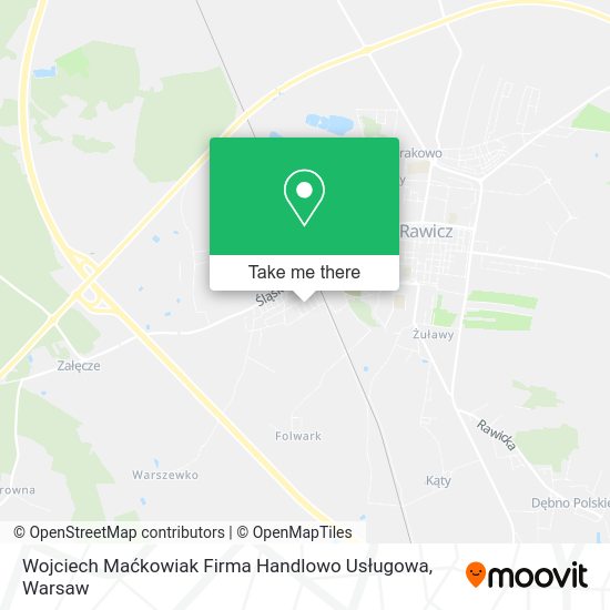 Wojciech Maćkowiak Firma Handlowo Usługowa map